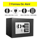 thumbnail image 2 of Caja Fuerte De Seguridad Digital Malubero Apertura Electrónica negra Malu1380, 2 of 3