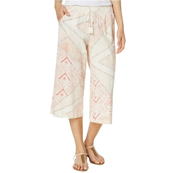 Rewash Womens Printed Casual Trouser Pants, Pink, Juniors, X-Small