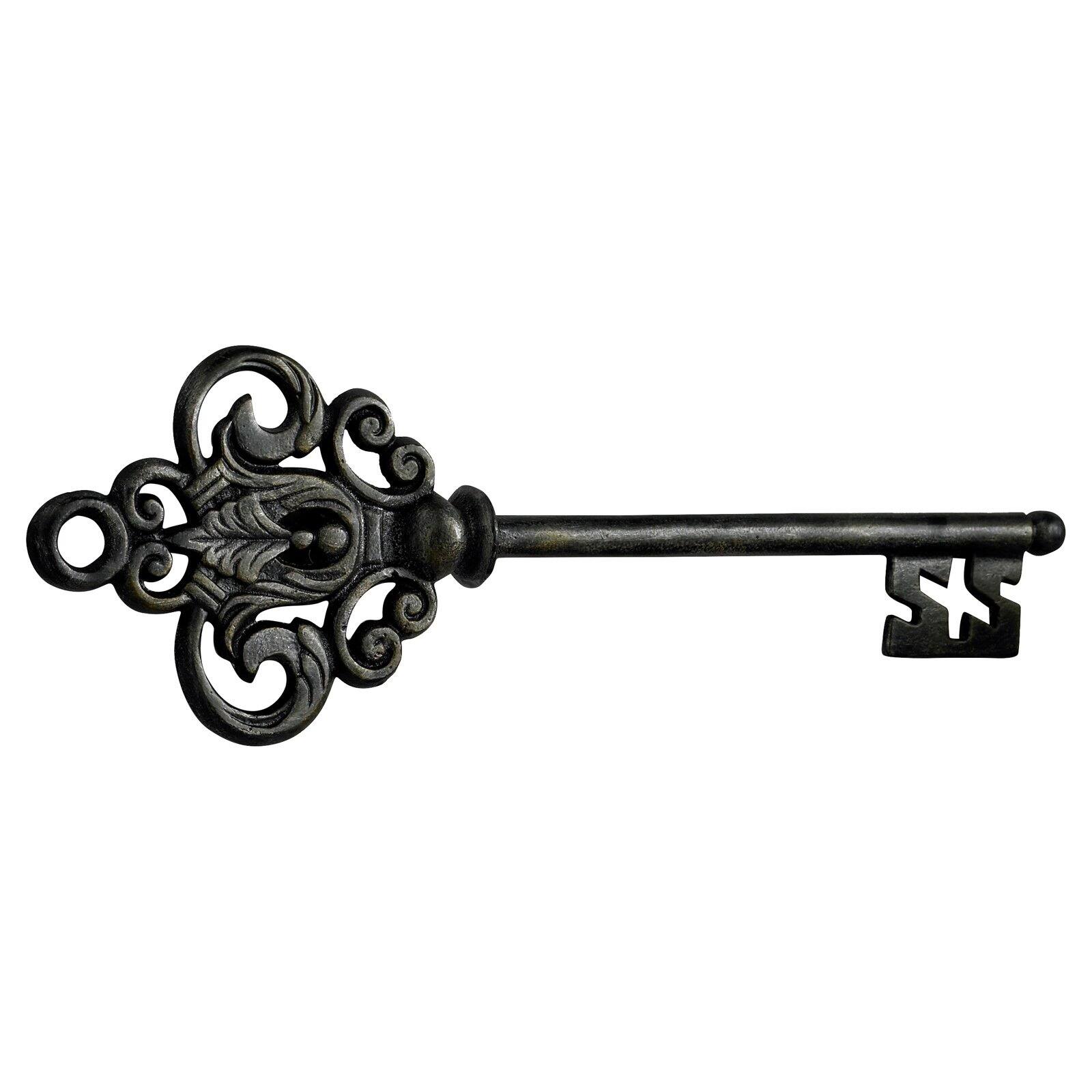 Castle Key Metal Wall Art 17W x 6H in.