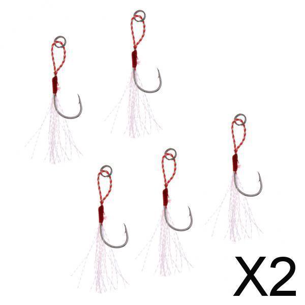 Juego de Anzuelos para Pesca en con Cable de PE 16 # - Paquete de 3x5 , como muestra la imagen 2 piezas