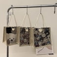 thumbnail image 6 of Trendy Cute Coin Purse Flax Bear For Students Korean Handbag Lunch Bags Underarm Bags Women Shoulder Bags A, 6 of 8