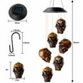 thumbnail image 3 of Campanas de Viento Xihbxyly Led Calavera Decoración de fiestas, 3 of 7