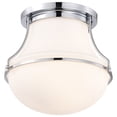 thumbnail image 6 of 60/7870-Nuvo Lighting-Valdora - 1 Light Flush Mount In Traditional Style-9 Inches Tall and 10.38 Inches Wide-Polished Nickel Finish, 6 of 15