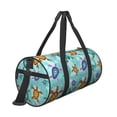 thumbnail image 3 of Fotbe Turtles And Sea Pattern Foldable Sports Gym Bag with Wet Dry Pocket, Ultralight Travel Bag, Large Capacity Duffel Bag, Splash Proof Carry on Bag, Overnight Bag, Weekender Bag, 3 of 8