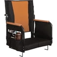 thumbnail image 2 of Extra Wide Stadium Seats with Back Support  Bleacher Chairs with  Back and Cushion  Padded Portable Fording Bleacher Seat with Armrests  Cup Holder and Storage Pockets Pack), 2 of 6