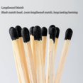 thumbnail image 4 of Best,120pcs/10 Boxes Black Decorative Matches With Striker Paper-small Premium Wooden Matches Replacement, 4 of 4