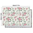 thumbnail image 5 of Pioneer Flower Floral Print Pattern Summer Placemats Table Placemats Set Of 6-Linen Kitchen Washable Placemats Table Mats 12x18 Inch Non-Slip Heat Resistant, 5 of 5