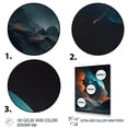 thumbnail image 3 of Designart Futuristic Landscape Galaxy I Canvas Wall Art, 3 of 5