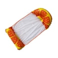 thumbnail image 3 of S SERENABLE Inflatable Pool Float Hammock Water Hammock Lounge for Vacation Relax Summer Grapefruit, 3 of 9