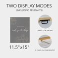 thumbnail image 5 of Inspirational Scripture Quotes Canvas Wall Art Give It to God and Go to Sleep 11.5x15 Inch Framed Artwork Picture Wall Decor for Home Living Room Bedroom, 5 of 6