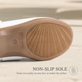 thumbnail image 4 of DREAM PAIRS Zapatos Bailarinas Mary Jane para Mujer Talla 9.5 Blancos, 4 of 8