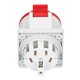 thumbnail image 5 of Toma industrial IP44, conector de aviación impermeable, 3P+E+N, 32 A, CA 220-380 V, 240-415 V, 5 of 14