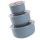 thumbnail image 3 of EeaseMX cajas de paja de trigo para guardar alimentos, recipientes para el almuerzo, vajilla, juego de vajilla (azul nórdico), 3 of 7