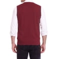 thumbnail image 5 of Iceglad Men's Argyle Sweater Vest V-Neck Classic Knit Sleeveless Pullover Preppy Golf Vest for Fall Winter, 5 of 8