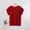 Wine, variant on Womens Solid Color Cap Sleeve Blouses T-Shirt Casual Crew Neck Loose Fit Basic Shirts Tank Tops for Summer Yellow