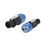(2PCS)Speakon to 1/4 inches Adapter High Quality Audio Cable Connector, 1/4 inches Female to NL4FC Male Speakon Connector