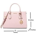 thumbnail image 6 of Michael Kors Women's Sheila Medium Faux Saffiano Leather Satchel 35S3G6HS2L-424, 6 of 10