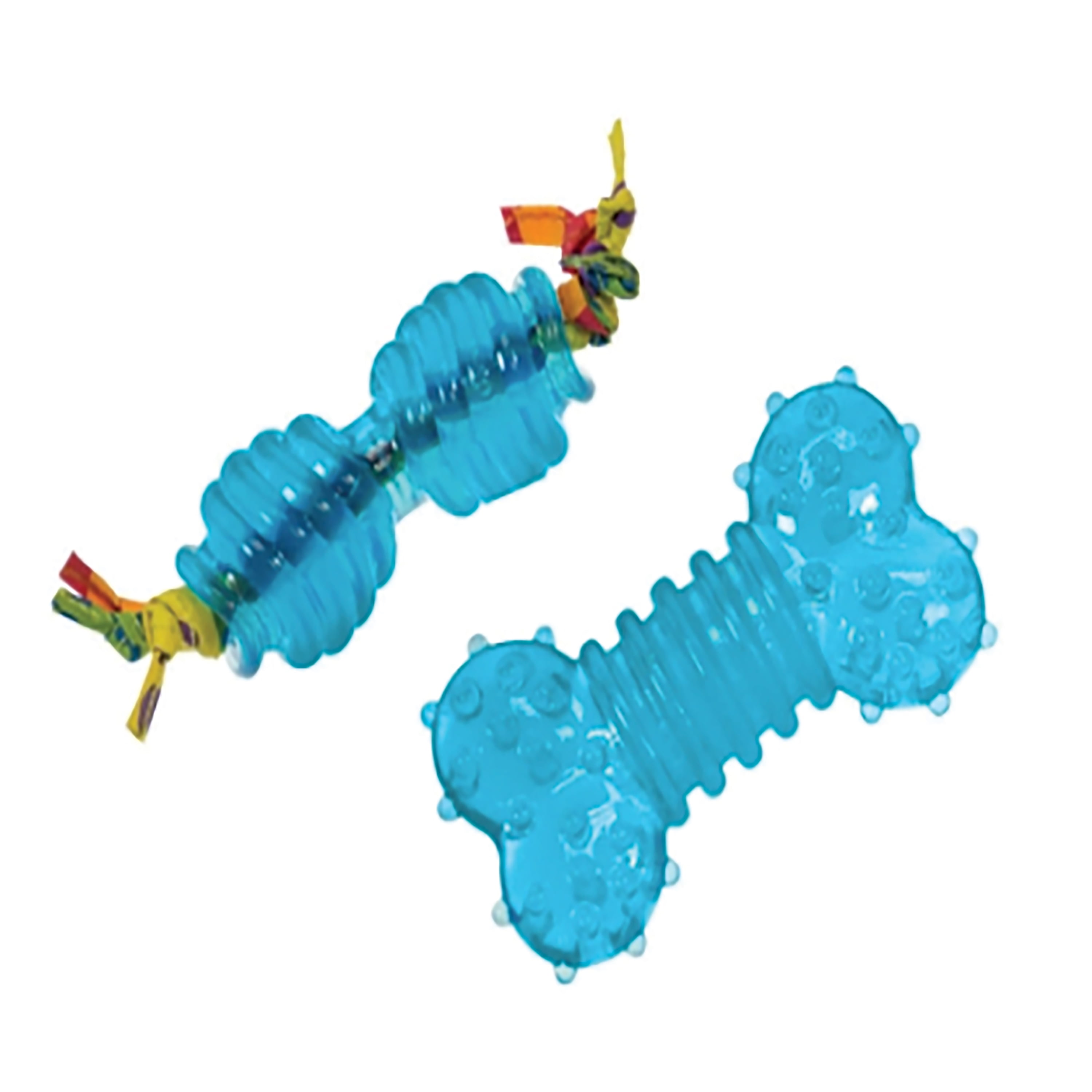 Petstages Orka Dog Chew Toys, Pair, Petite, Blue