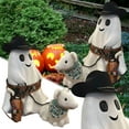 thumbnail image 7 of Ghost Walking Dog Statue, 2024 Upgrade Cowboy Ghost Walking Dog Halloween Decorations, Cute Halloween Ghost Walking Dog Statue, Spooky Ghost Dog Halloween Figurine, Halloween Ghost Decor, 7 of 7