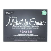 The Original MakeUp Eraser Chic Black 7-Day Set, Reusable Makeup Remover Cloth, 7 Count