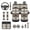 Aztec, variant on Garronmavis Aztec Highland Cow Car Seat Covers for Women Seatbelt Covers Universal Steering Wheel Covers Armrest Pad Cup Holder Chapstick Sleeve Key Chain 13pcs