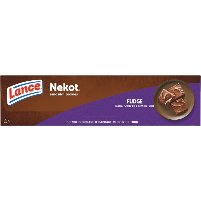 Lance, Sandwich Cookies, Nekot Fudge, 8 Packs, 6 Sandwiches Each