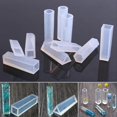 thumbnail image 3 of Lot de 10 moules cylindriques en silicone à rayures pour bijoux, outil de fabrication de pendentifs en résine, 3 of 4