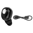 thumbnail image 3 of Mini auricular inalámbrico Bluetooth a prueba de agua 5.0 Auricular deportivo estéreo Bluetooth Elimina el ruido y el eco Tiempo de espera súper largo Negro Sunnimix Auriculares inalámbricos Bluetooth, 3 of 8