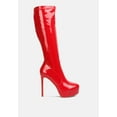 thumbnail image 6 of Shawtie High Heel Stretch Patent Calf Boots, 6 of 11