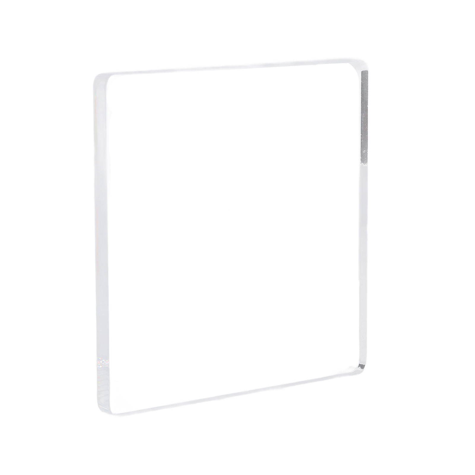 Acrylic Block 15x15cm Easy Grasp Safe Round Corner Transparent Durable ...