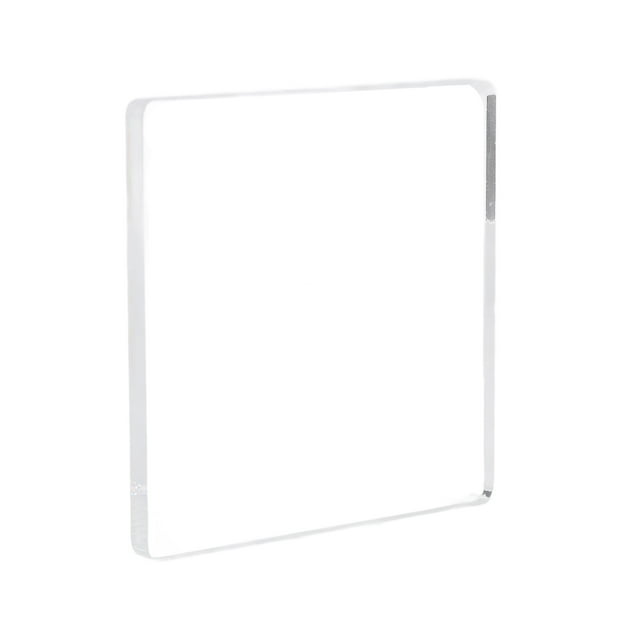 Stamp Block,Acrylic Block 15x15cm Easy Acrylic Block Card Making Supplies Built for Precision
