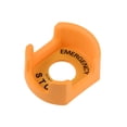 thumbnail image 4 of Cubierta protectora de botón de interruptor de presión de 30 mm de Uxcell con círculo de advertencia naranja, paquete de 2, 4 of 5