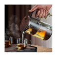 thumbnail image 5 of Glass Teapot With Wood Handle Heated Resistant One-button Filtering Transparent Scented Tea Pot Tea, 5 of 5