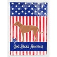 thumbnail image 1 of Carolines Treasures BB8358CHF Rhodesian Ridgeback American Flag Canvas House Size, 1 of 4