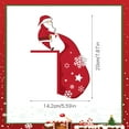 thumbnail image 3 of Fiudx Pegatina Estereoscópica de Papá Noel, Decoración de Madera Pintada a Mano, Adorno Festivo para Marco de Puerta, Decoración Navideña, Idea de Regalo de Navidad, 30 G, Duradera y Reutilizable., 3 of 6