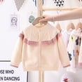 thumbnail image 2 of Kids Baby Sweatshirt Winter Baby Solid Sweater Knit Crochet Clothes Outfits Baby Pullover 80 Cardigan, 2 of 4