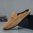 thumbnail image 2 of Men's Driving Penny Loafers Suede Moccasins Slip On Casual Dress Boat Shoes, 2 of 9