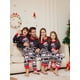 thumbnail image 1 of New Year's Costume 2024 Family Matching Outfits Mother Father Kids Christmas Matching Pajamas Baby&Pets Romper Soft Warm Pijamas, 1 of 4