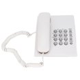 thumbnail image 4 of Wired Landline, Flashing Corded Telephone Last Number  Dual Dialing Mode  For Home For Hotel For Office White, 4 of 8