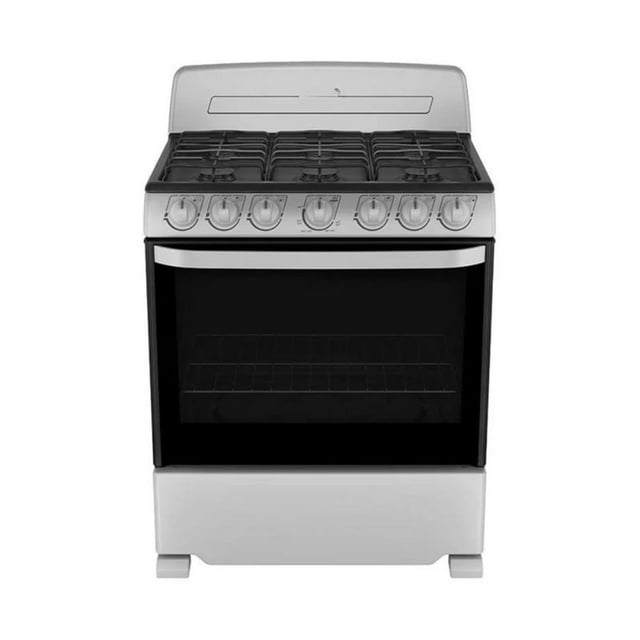 Estufa 30 Pulgadas MABE Encendido Manual 6 Quemadores Plata