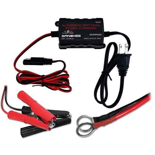 1x Lightweight 12V High Efficiency Intelligent Car Motorcycle Battery Charger GA 