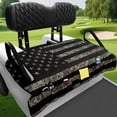 thumbnail image 3 of Uorisanigo Golf Cart Seat Covers Suitable for EZGO, Club Car & More 2-Seat Carts, Towel Material for Ultimate Comfort & Protection, 52.36 x 32.28 Inch, Camouflage American Flag, 3 of 7
