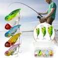 thumbnail image 1 of ddioayh Clearance Metal VIB Lures Vibration Bait Hard Fishing Lures Tackle Hooks 5PC, 1 of 7