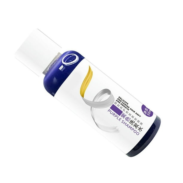Hair Shampoo Neutralize Yellow Color Preserving Brightening Purple Hair Shampoo 50ml