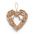 thumbnail image 4 of Adorno de madera en forma de corazón Adorno colgante de corazón de madera Decoración colgante S, 4 of 8