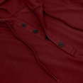 thumbnail image 7 of Kalauyu Mens Hooded Henley Short Sleeve Cotton Blend Pullover Shirts Drawstring Hood with Button Up Casual Solid Color Summer Workout Tees, 7 of 7