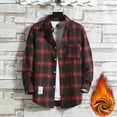 thumbnail image 2 of Towmus Plus Size Classic Flannel Shirt Long Sleeves Casual Button Down Collared Fall Tops M-3XL, 2 of 4