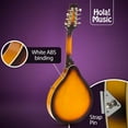 thumbnail image 6 of Hola! Music A Style Mandolin Instrument with Adjustable Truss-Rod Model HM-3TS, Glossy Sunburst Finish, 6 of 6
