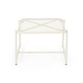 thumbnail image 2 of Christopher Knight Home Bucknell Outdoor Iron Metal Mesh Side Table by  19.5x18x13.25 - Matte White, 2 of 5