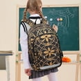 thumbnail image 7 of FORMRS Unisex School Backpack 17" Student Travel Bag with Laptop Compartment, Classic Floral, 7 of 7